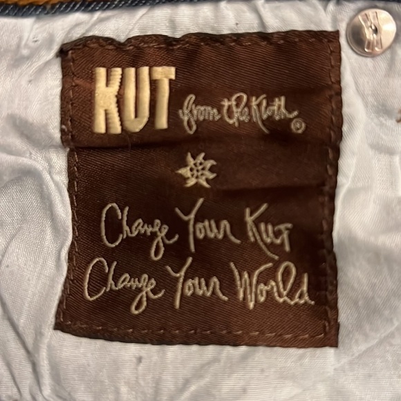 KUT from the KLOTH Asher Ankle Straight Leg Women's Size 0 Distressed Jeans - Picture 10 of 17